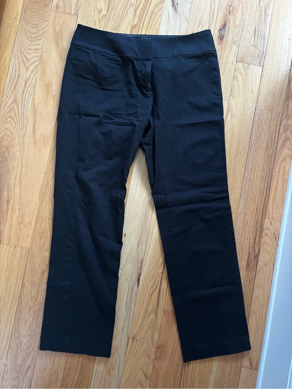 LOFT Black Straight-Leg Dress Pants